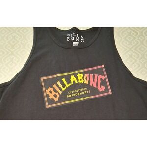 Men's large Black Billibong Board shorts tank top